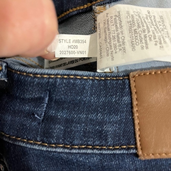 Madewell Curvy High Rise Skinny Jeans Sussex Wash Size 27 Skinny Leg Style MB354 - Picture 9 of 11